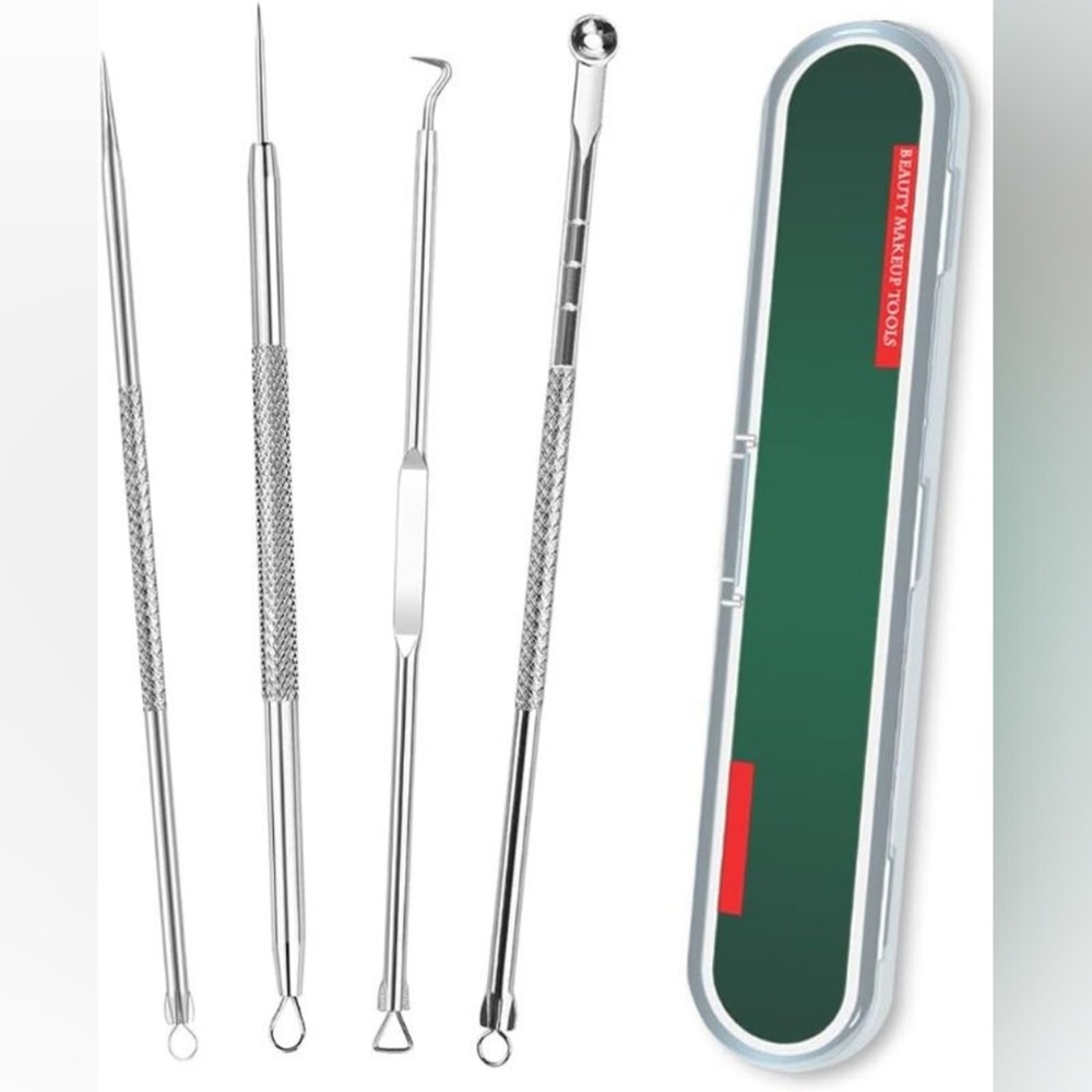 Blackhead Remover‎ New Professional Stainless Steel Pimple Popper Set Sealed